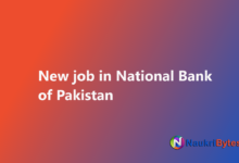 Latest available job in National Bank of Pakistan Internal Auditors Investigation Officers NBP