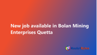 Latest available job of Bolan Mining Enterprises Quetta Civil Maintenance Engineers