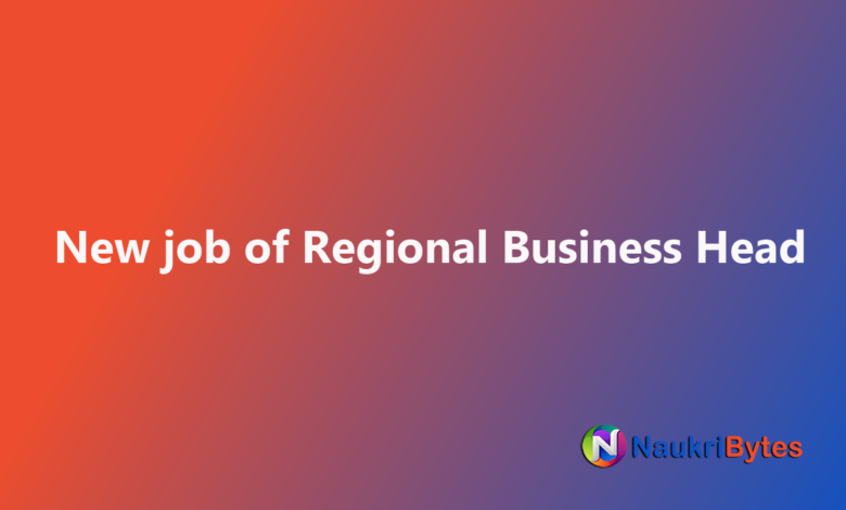 Latest available job of Regional Business Head in Bank of Punjab BOP
