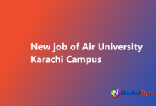 Latest available job of Air University Karachi Campus May 2025 Teaching Faculty Others