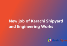 Latest available job of Karachi Shipyard and Engineering Works Paid Internship Program June Workers KSEW