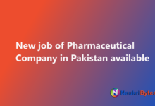 Latest available job of Pharmaceutical Company in Pakistan Sales Managers Medical Sales Representatives