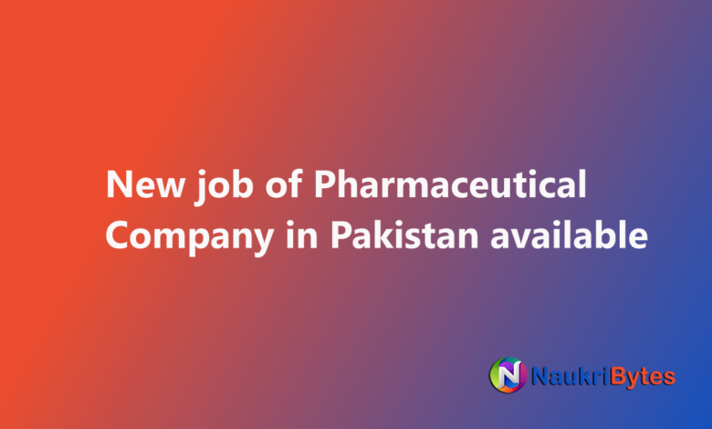 Latest available job of Pharmaceutical Company in Pakistan Sales Managers Medical Sales Representatives