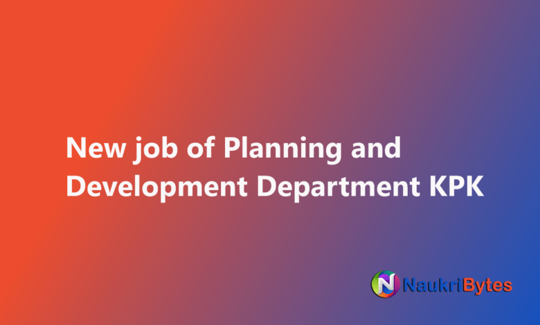 Latest available job of Planning and Development Department KPK May 2025 June Research Analysts Others Public Private Partnership Unit