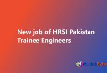 Latest available job of HRSI Pakistan Trainee Engineers and Management Trainees 2025 Pakistan