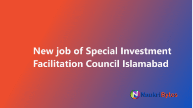 Latest available job of Special Investment Facilitation Council Islamabad SIFC Cabinet Secretariat