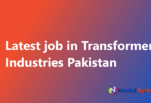 New available job in Transformer Industries Pakistan 2025 Electrical,Mechanical,Technicians and Others