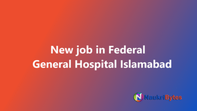 Latest available job in Federal General Hospital Islamabad FPSC Medical Officers and Charge Nurses